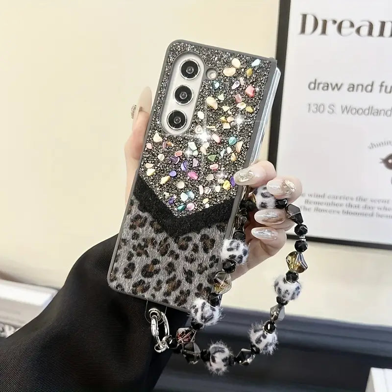 Glam Leopard Spark Phone Case - Samsung