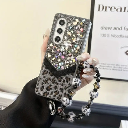 Glam Leopard Spark Phone Case - Samsung