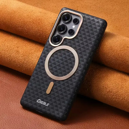 Obsidian Weave MagSafe Shield Case