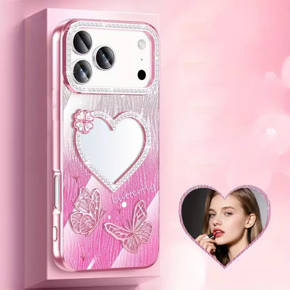 Fairy Wings Heart Mirror Case