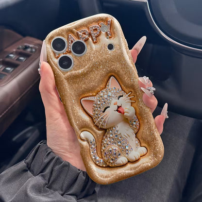 Bling Cat Statement Case