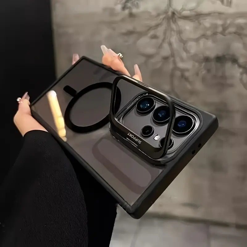 Magnetic Transparent Case with Lens Mount - Samsung