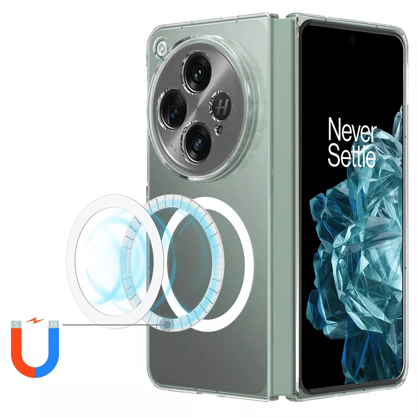 Magnetic Reinforced Clear PC Case - OnePlus Open