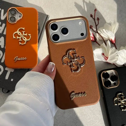 Heritage Crest Emblem Leather Case
