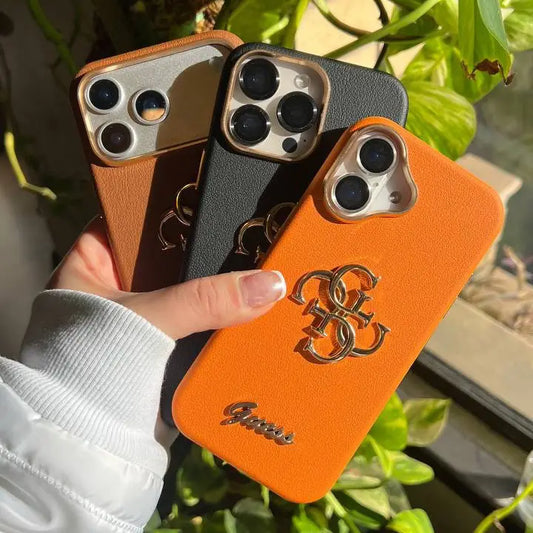 Heritage Crest Emblem Leather Case