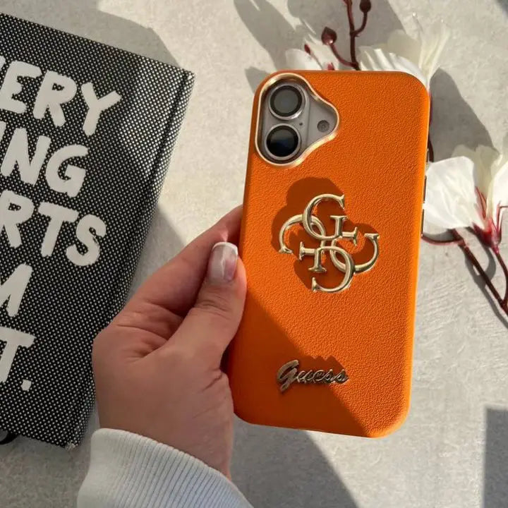 Heritage Crest Emblem Leather Case