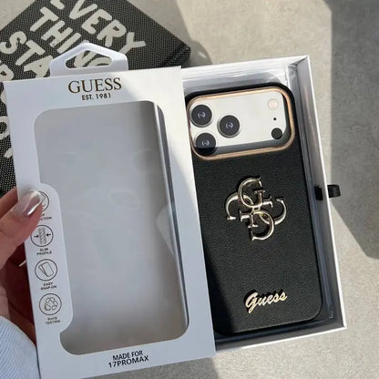 Heritage Crest Emblem Leather Case