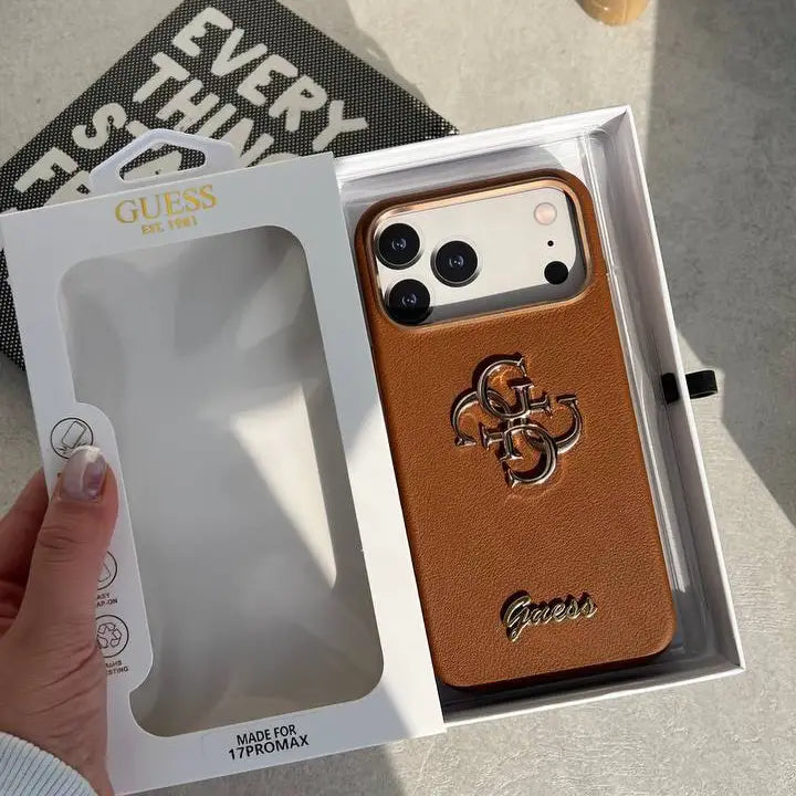 Heritage Crest Emblem Leather Case