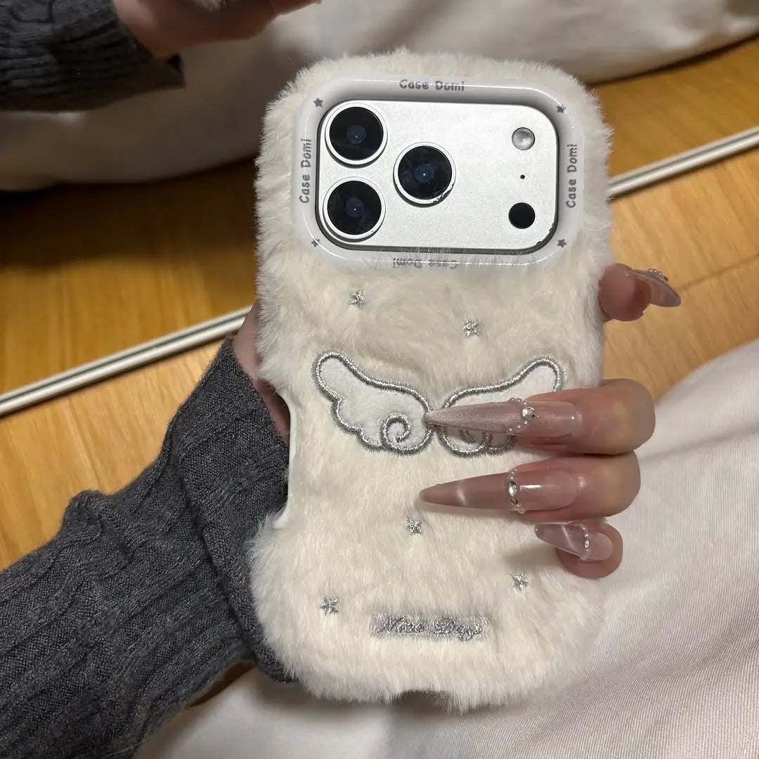 Angel Cloud Fur Phone Case