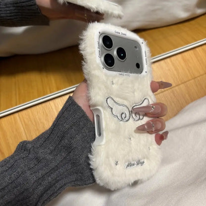 Angel Cloud Fur Phone Case