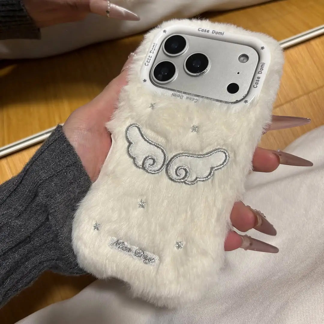Angel Cloud Fur Phone Case