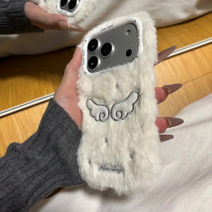Angel Cloud Fur Phone Case