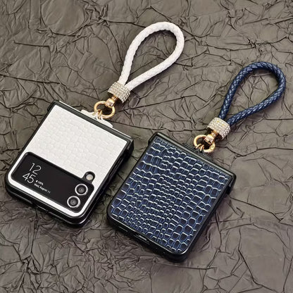 Galaxy Z Flip Series Noble Knot Croco Signature Case