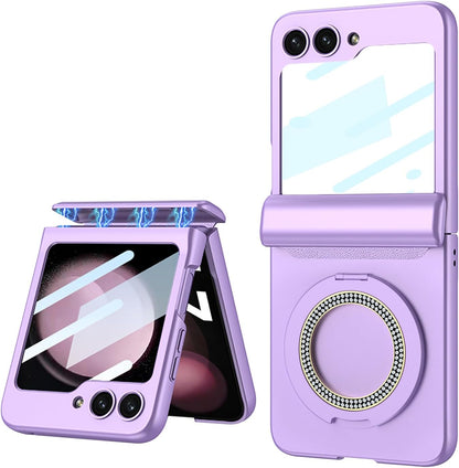 Galaxy Z Flip Series 360° Magnetic Ring Hinge Foldable Case