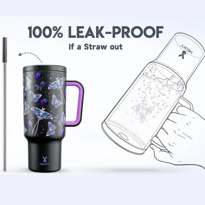 Cosmic Dark Fairy Wings Tumbler