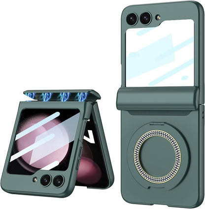 Galaxy Z Flip Series 360° Magnetic Ring Hinge Foldable Case
