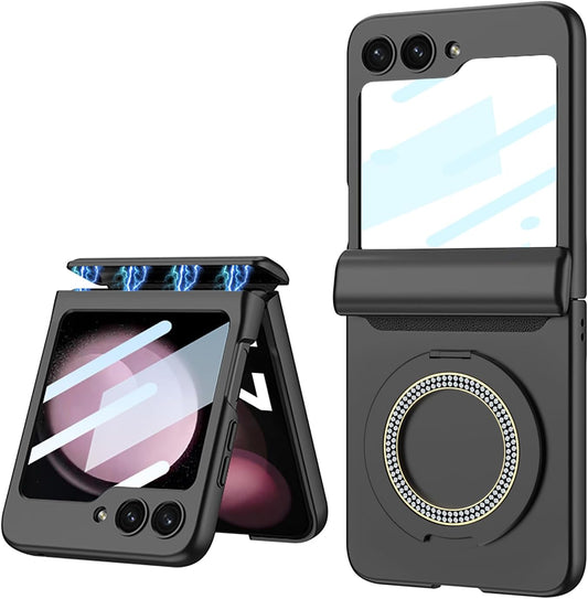 Galaxy Z Flip Series 360° Magnetic Ring Hinge Foldable Case