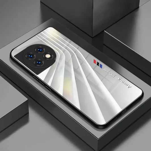 Aurora Mirage Tempered Glass Case - OnePlus