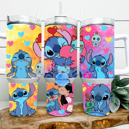 Cute Stitch Character Tumbler