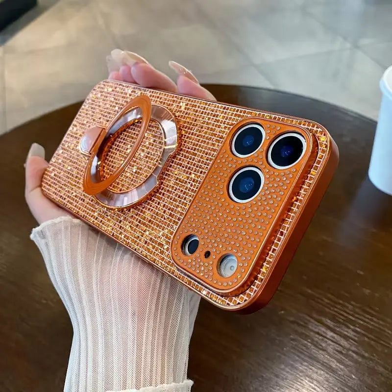 Dazzle Mesh Grip Ring Case