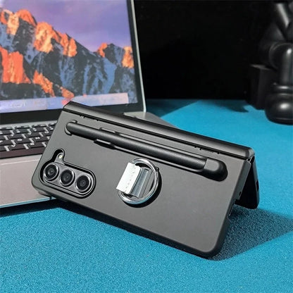 Galaxy Z Fold Series Ergonomic Ring Holder Case