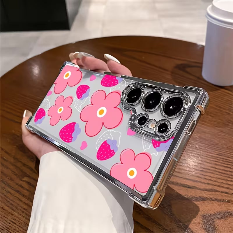 Floral Strawberry Joy Case