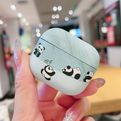 Frolicking Bear Cub Bamboo Case - AirPods