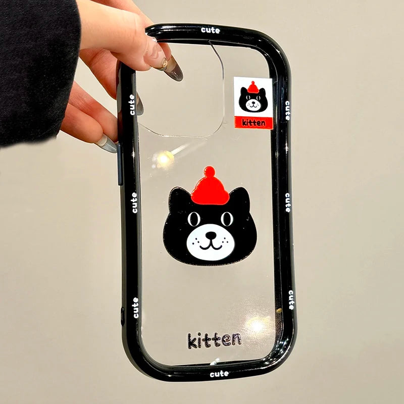 Cartoon Cute Animal Clear Case