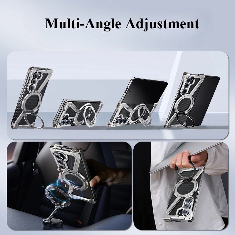 Galaxy Z Fold6 - Z-Shaped Frameless Magnetic Bracket Case