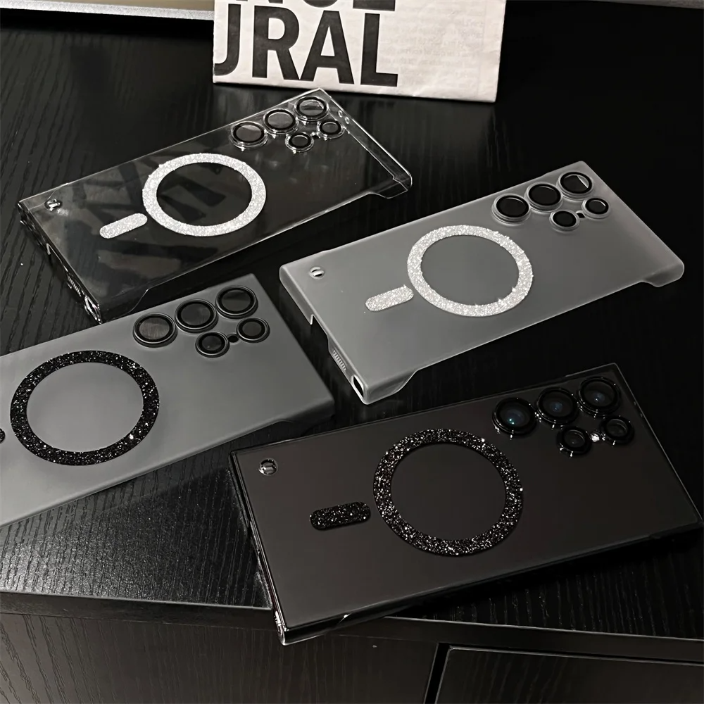 Glitter Magsafe Borderless Matte Case - Samsung