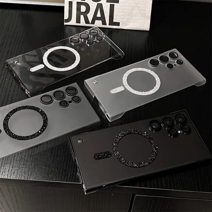 Glitter Magsafe Borderless Matte Case - Samsung