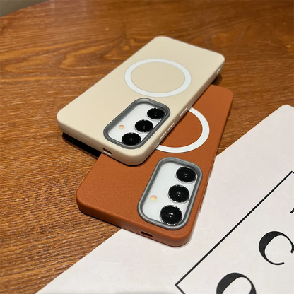 Elite Leather Magsafe Phone Case - Samsung