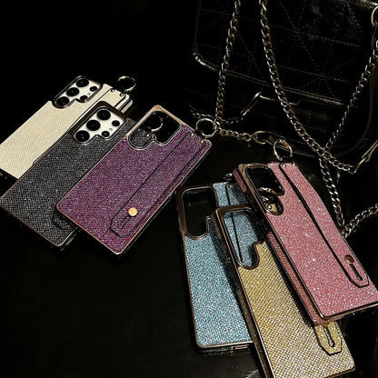 Glam Shimmer Hand Strap Case