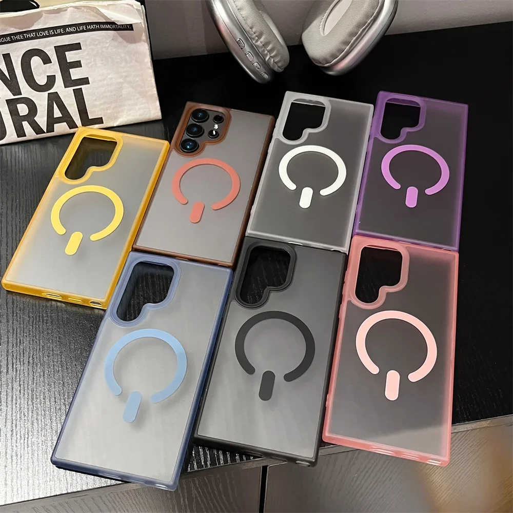 LuxShield Matte MagSafe Translucent Case - Samsung