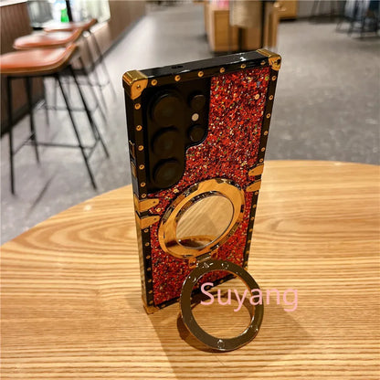 Diamond Diva Mirror Ring Case