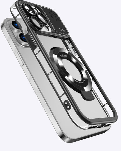 Elegant Electroplated MagSafe Stand Case - iPhone