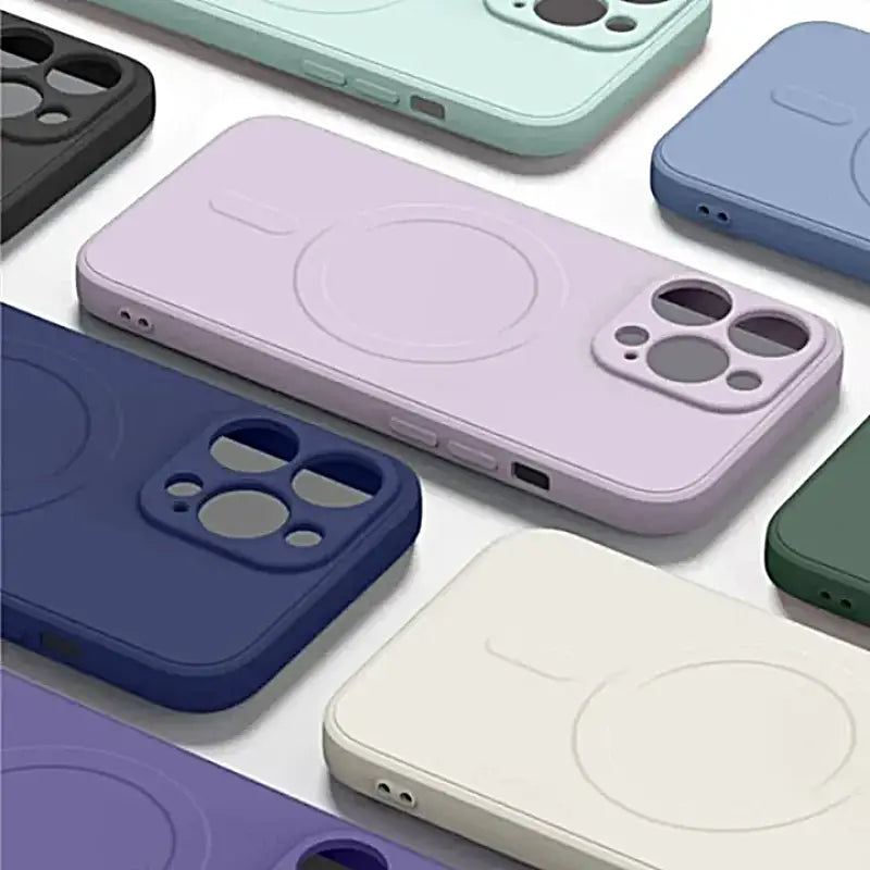 Premium Embossed Magsafe Lens Shield Case - iPhone