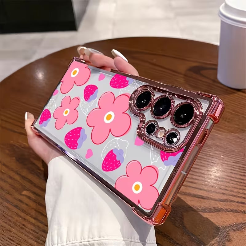 Floral Strawberry Joy Case