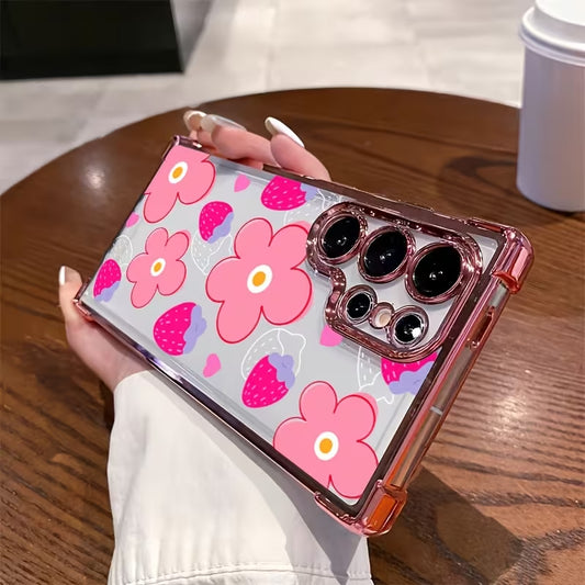 Floral Strawberry Joy Case