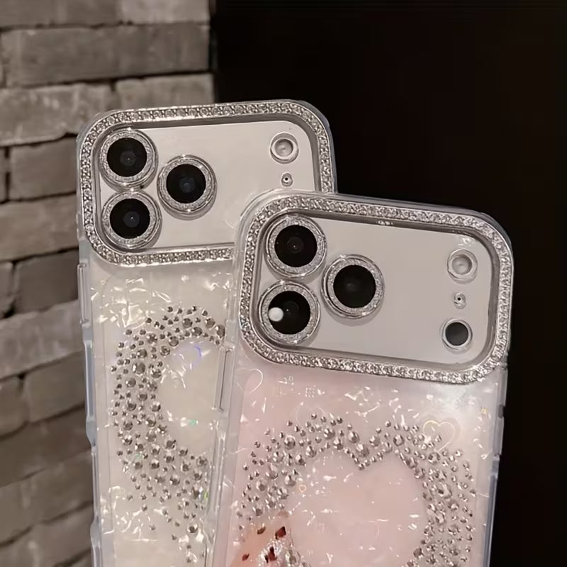 Crystal Heart Drip Luxe Case