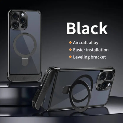 Modular Clear Magnetic Ring Holder Case - iPhone