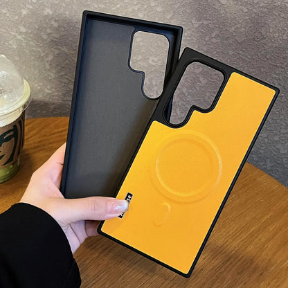 Metal Frame Anti Drop Magnetic Suction Case - Samsung