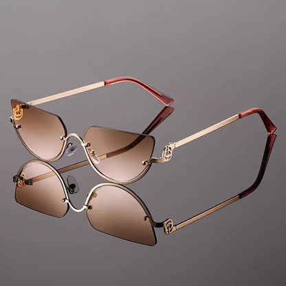 Women Half Frame Sunglasses