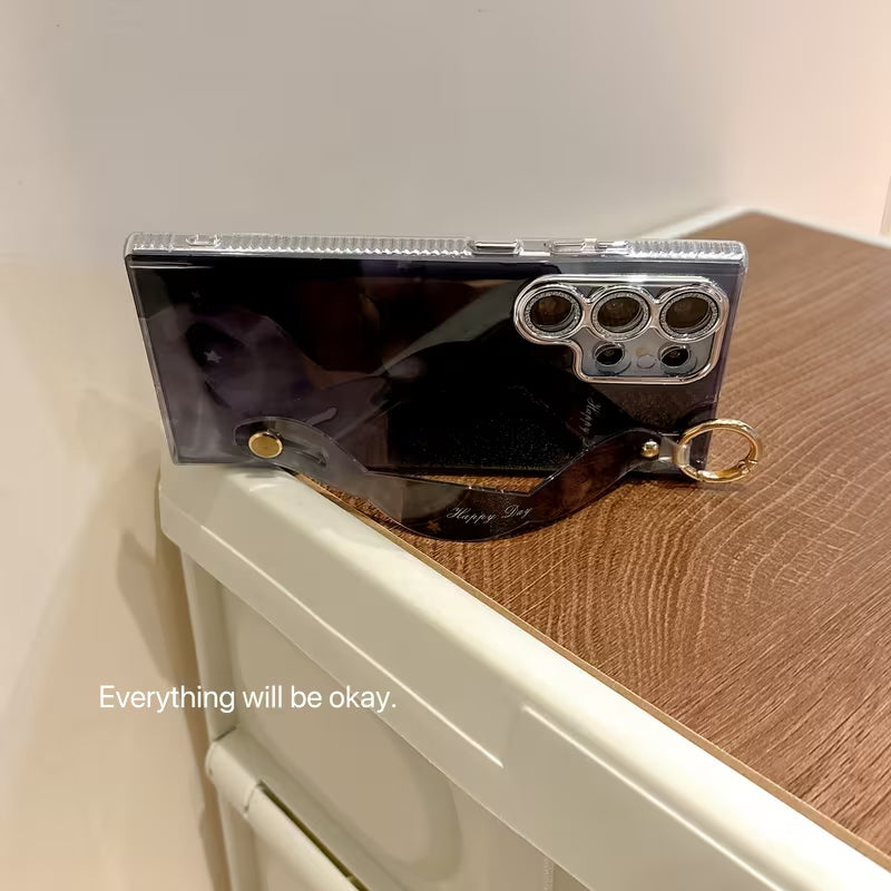 Blush Aura Strap Case