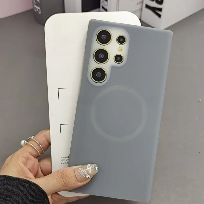 Flexible Pastel Shockproof Magsafe Case - Samsung