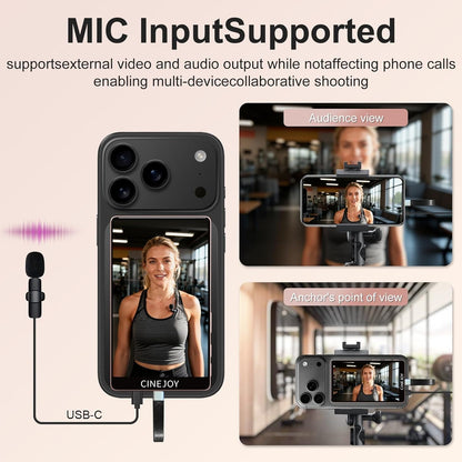 Professional Content Preview Selfie Monitor Screen
