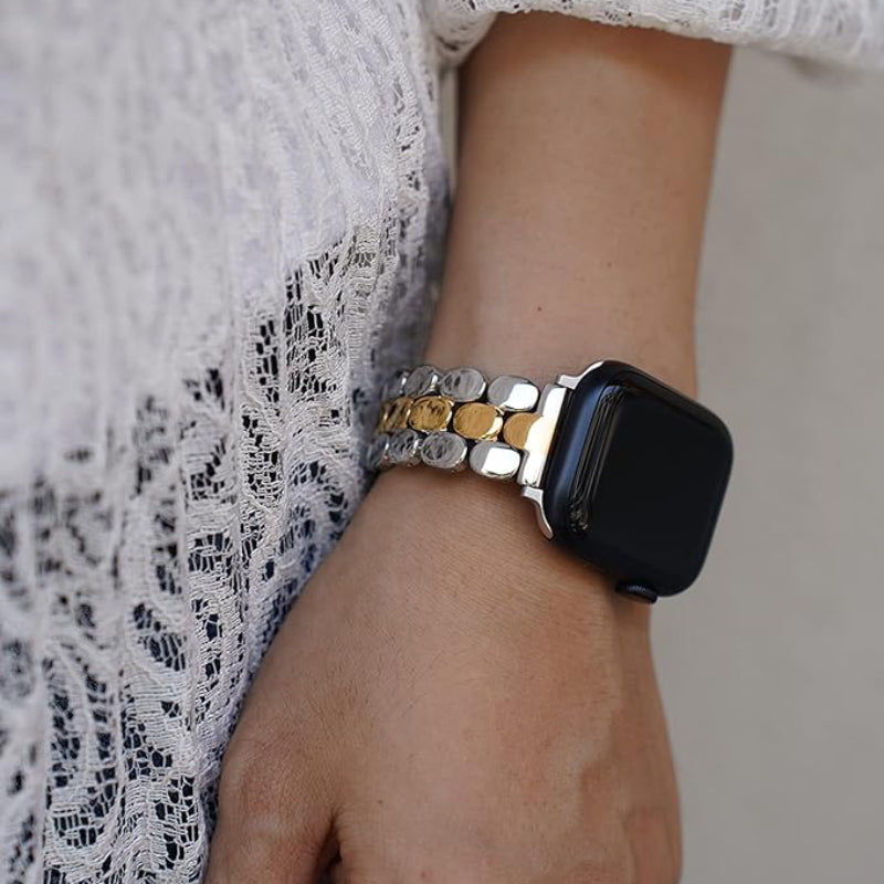 Classic Rounded Link Watch Band