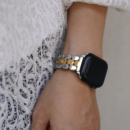Classic Rounded Link Watch Band
