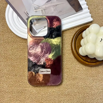 Luxe Shine Abstract Pattern Phone Case