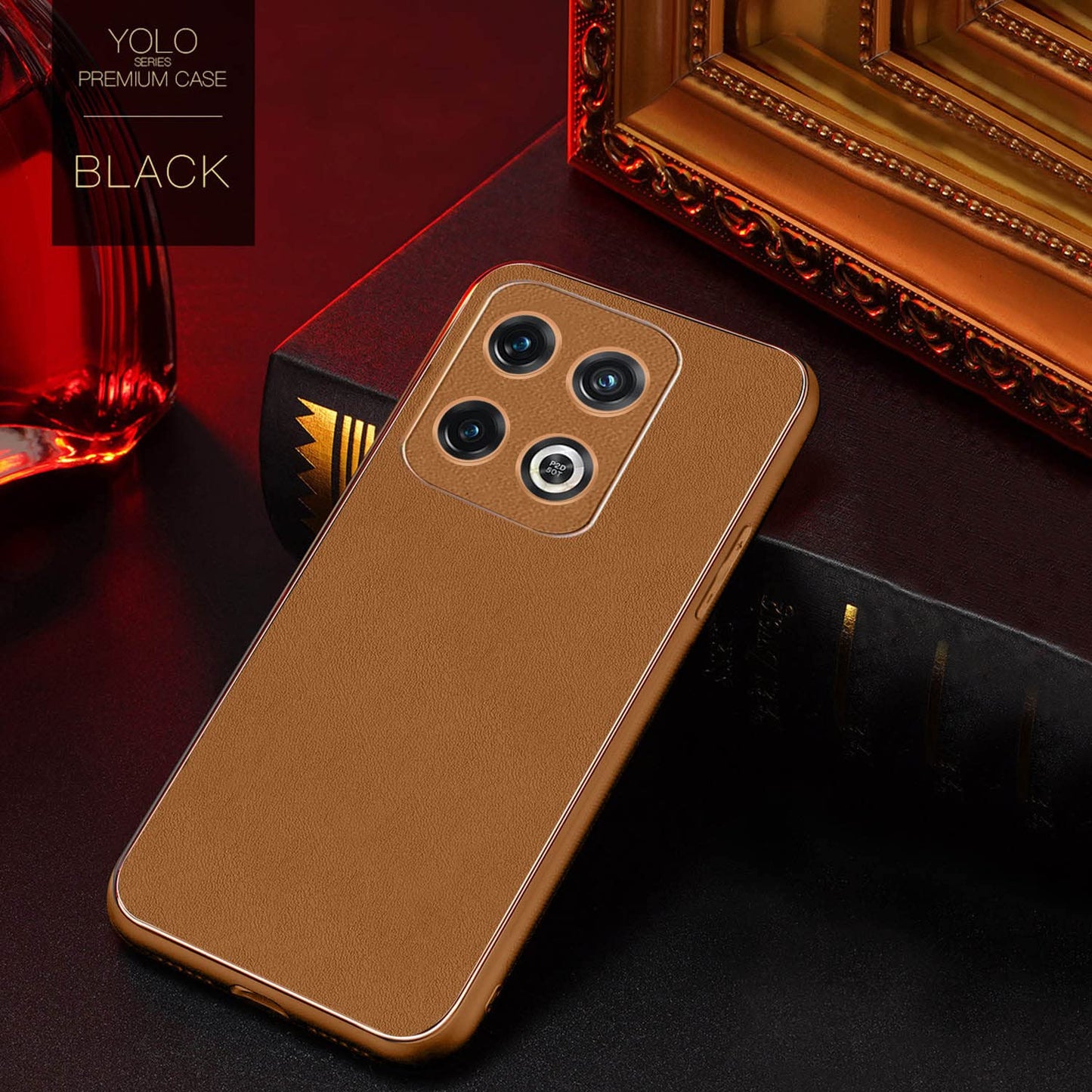 LeatherChrome Edge Defender Case - OnePlus